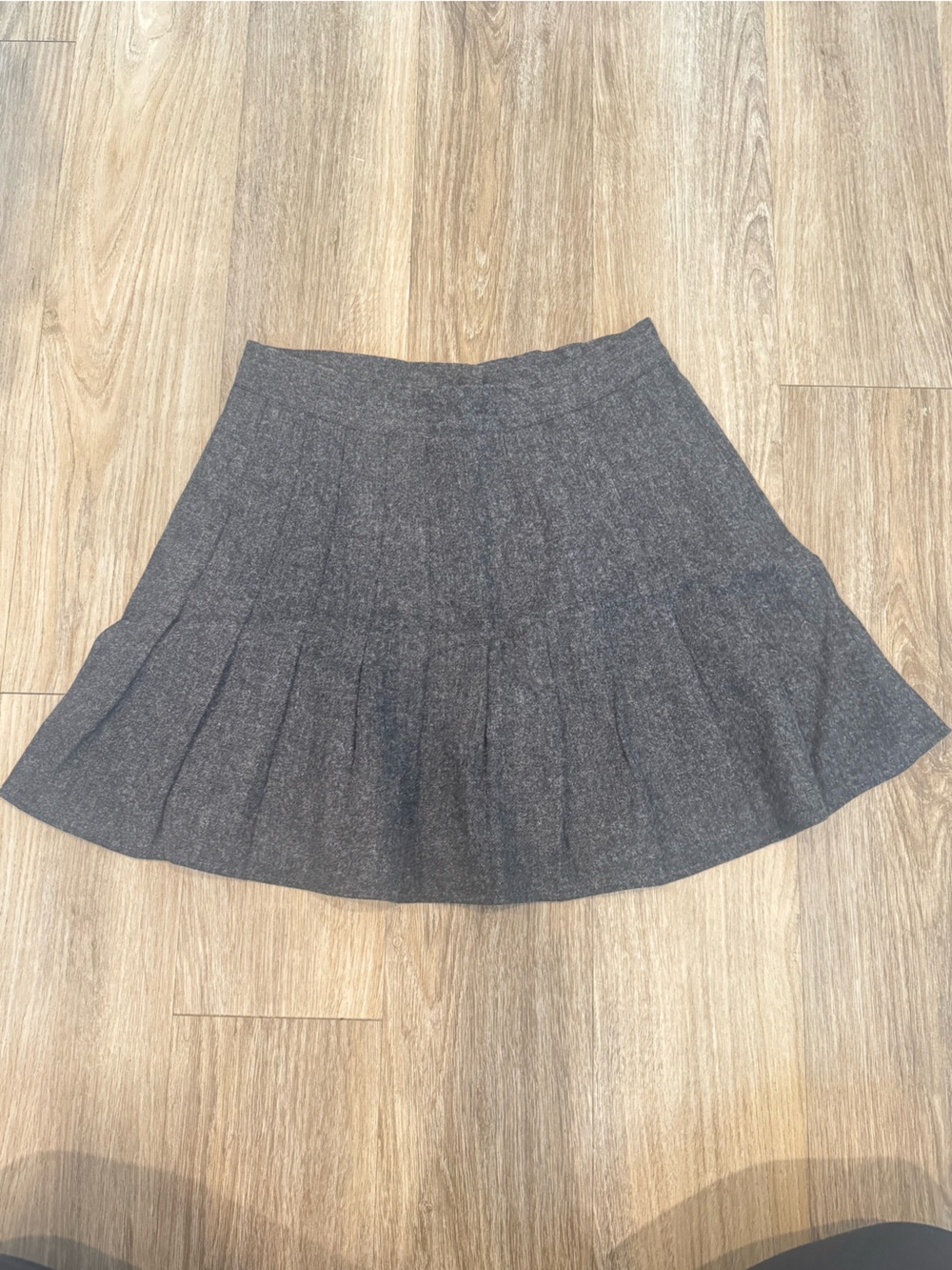 Urban Outfitters Charcoal Pleated Skirt